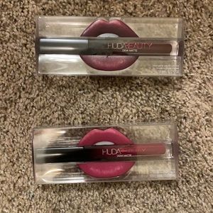 Huda beauty bundle of two Demi matte lips new